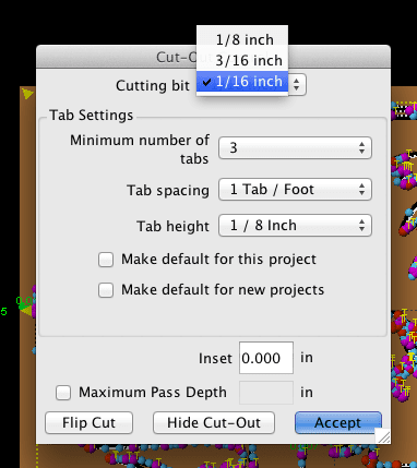 Stencil Cut Path Settings